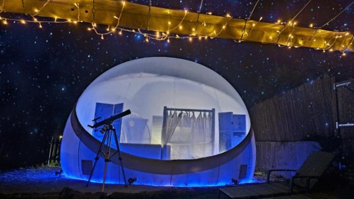 Burbujas Astronomicas Albarari Sanxenxo Hotel Ngoại thất bức ảnh