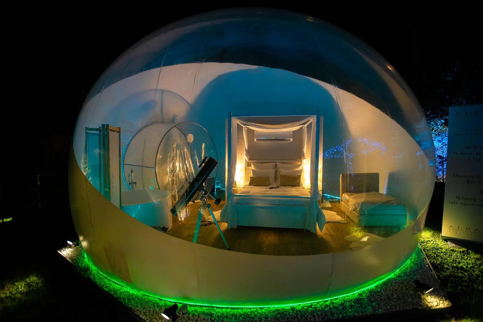 Burbujas Astronomicas Albarari Sanxenxo Hotel Ngoại thất bức ảnh