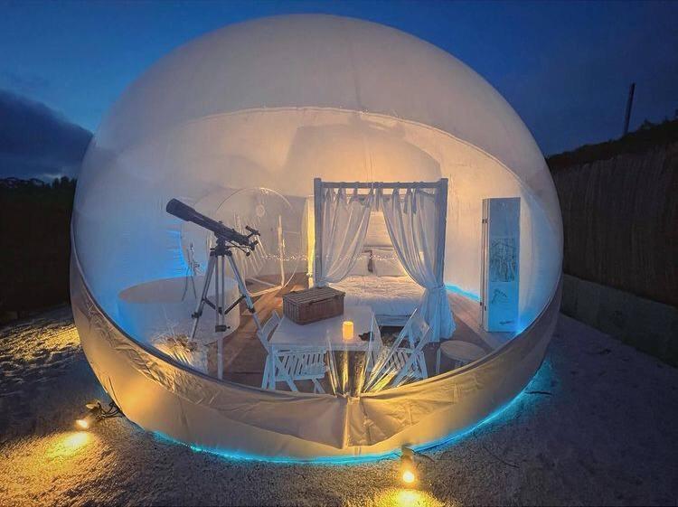 Burbujas Astronomicas Albarari Sanxenxo Hotel Ngoại thất bức ảnh